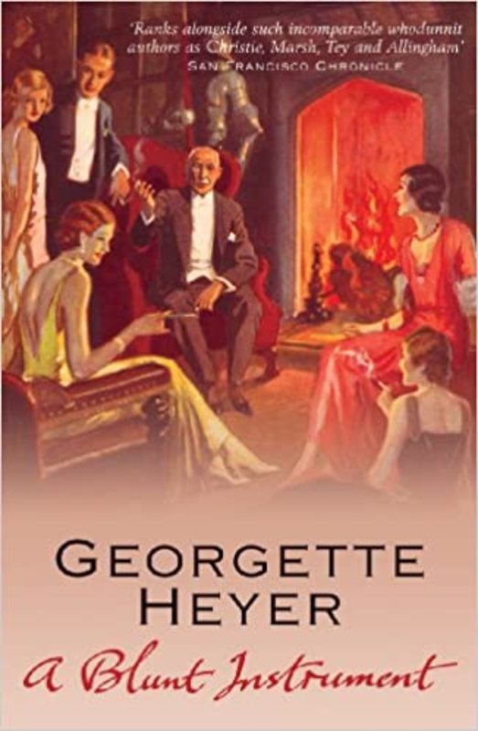 Book cover for "A Blunt Instrument" by Georgette Heyer