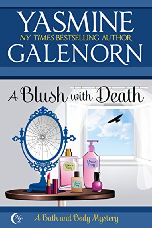 Book cover for "A Blush With Death" by Yasmine Galenorn