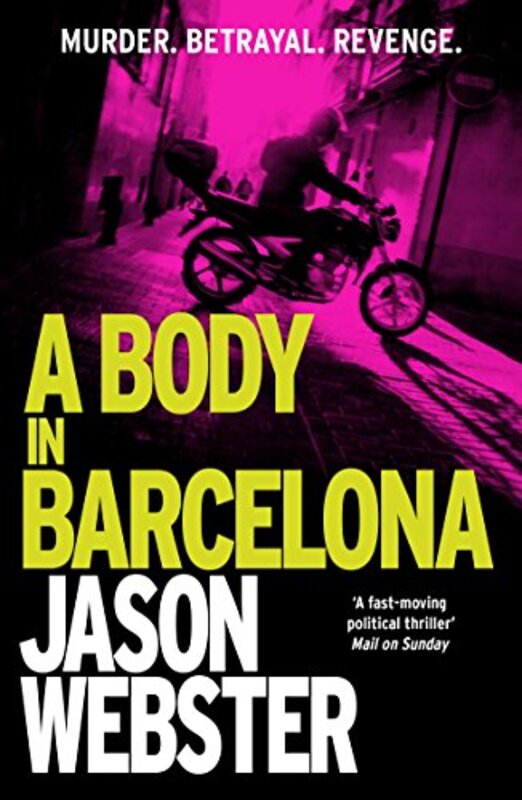 Book cover for "A Body in Barcelona" by Jason Webster