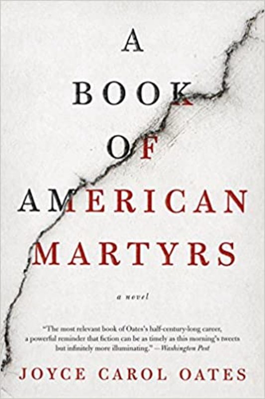 Book cover for "A Book of American Martyrs" by Joyce Carol Oates