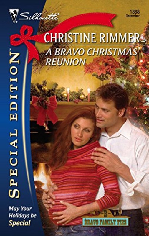 Book cover for "A Bravo Christmas Reunion" by Christine Rimmer