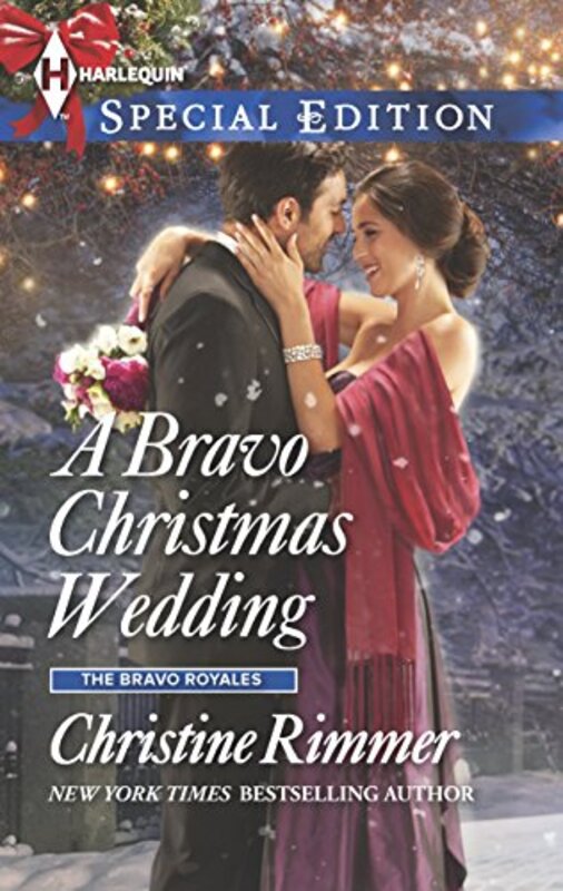 Book cover for "A Bravo Christmas Wedding" by Christine Rimmer