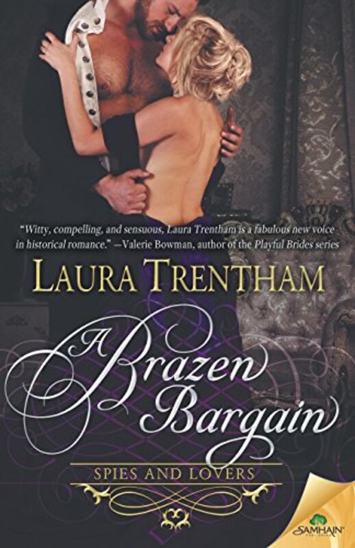 Book cover for "A Brazen Bargain" by Laura Trentham