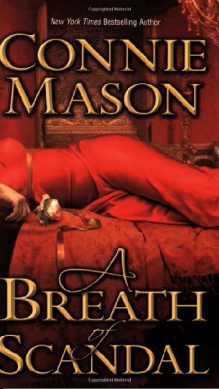 Book cover for "A Breath of Scandal" by Connie Mason