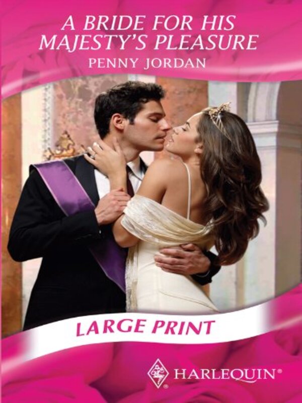 Book cover for "A Bride For His Majesty's Pleasure" by Penny Jordan