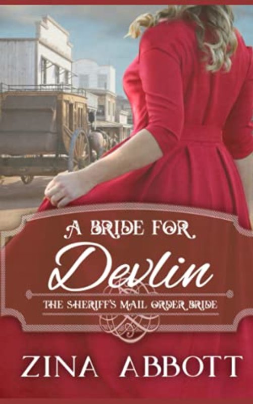 Book cover for "A Bride for Devlin" by Zina Abbott