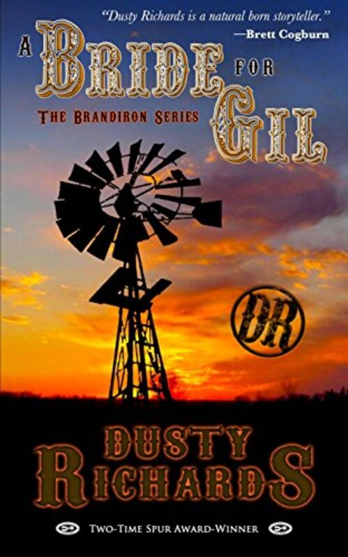 Book cover for "A Bride for Gil" by Dusty Richards