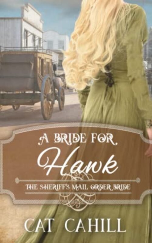 Book cover for "A Bride for Hawk" by Cat Cahill