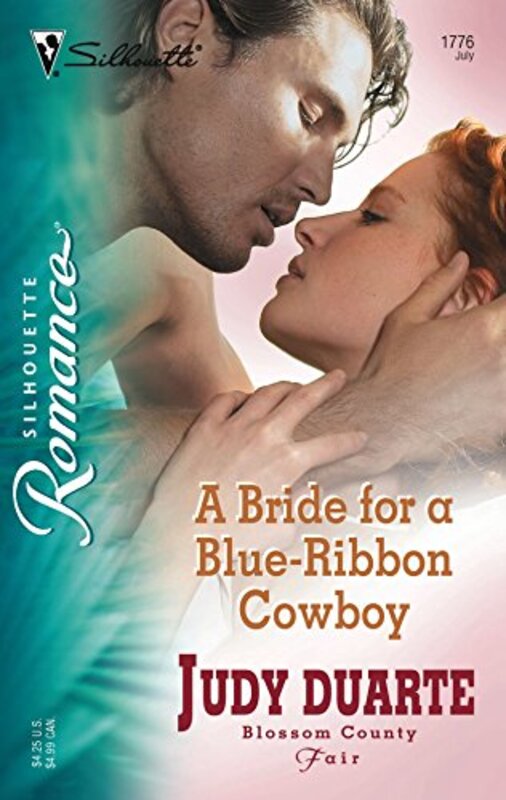 Book cover for "A Bride for a Blue-Ribbon Cowboy" by Judy Duarte