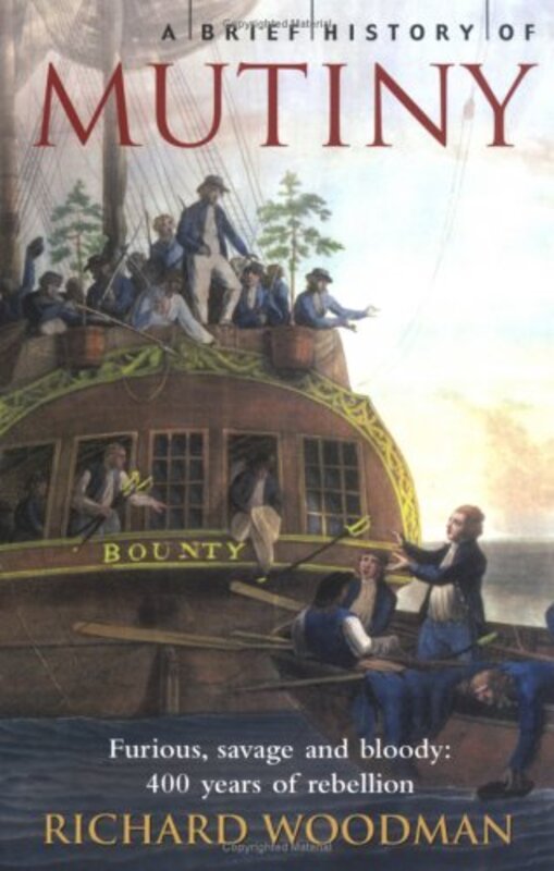 Book cover for "A Brief History of Mutiny" by Richard Woodman