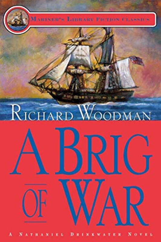 Book cover for "A Brig of War" by Richard Woodman