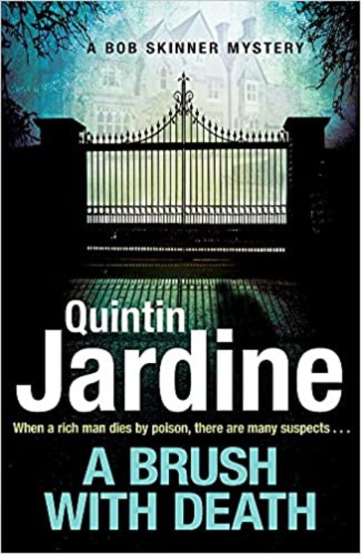 Book cover for "A Brush with Death" by Quintin Jardine