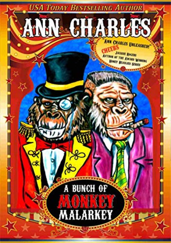 Book cover for "A Bunch of Monkey Malarkey" by Ann Charles
