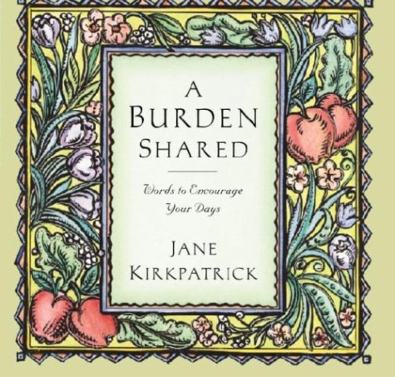 Book cover for "A Burden Shared" by Jane Kirkpatrick