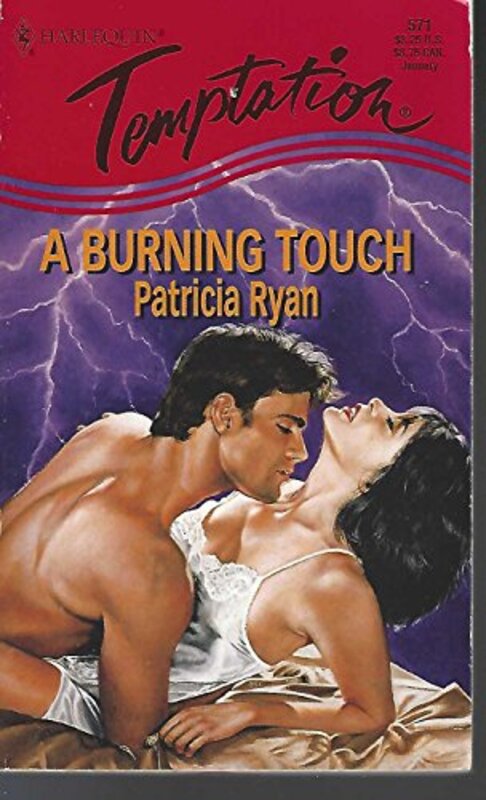Book cover for "A Burning Touch" by Patricia Ryan