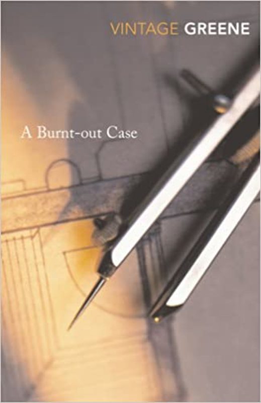 Book cover for "A Burnt-Out Case" by Graham Greene