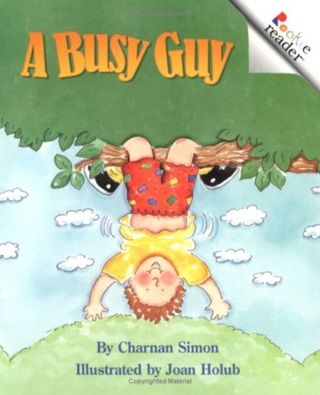 Book cover for "A Busy Guy" by Joan Holub