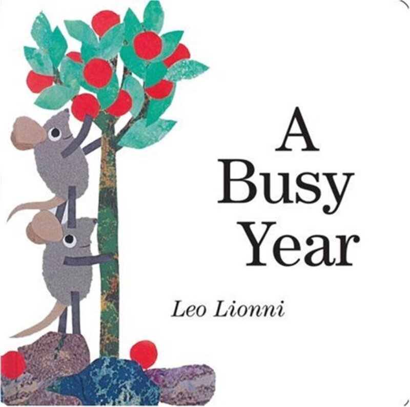 Book cover for "A Busy Year" by Leo Lionni