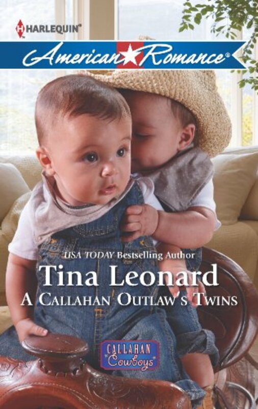 Book cover for "A Callahan Outlaw's Twins" by Tina Leonard