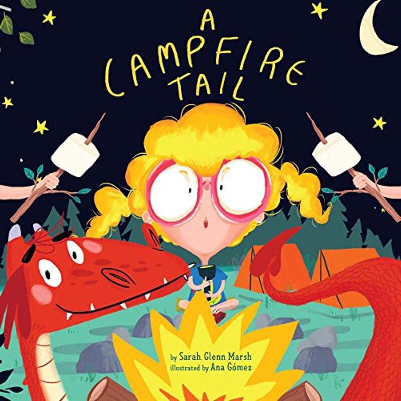 Book cover for "A Campfire Tail" by Sarah Glenn Marsh