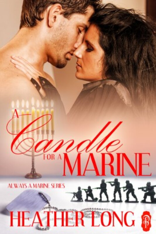Book cover for "A Candle For a Marine" by Heather Long