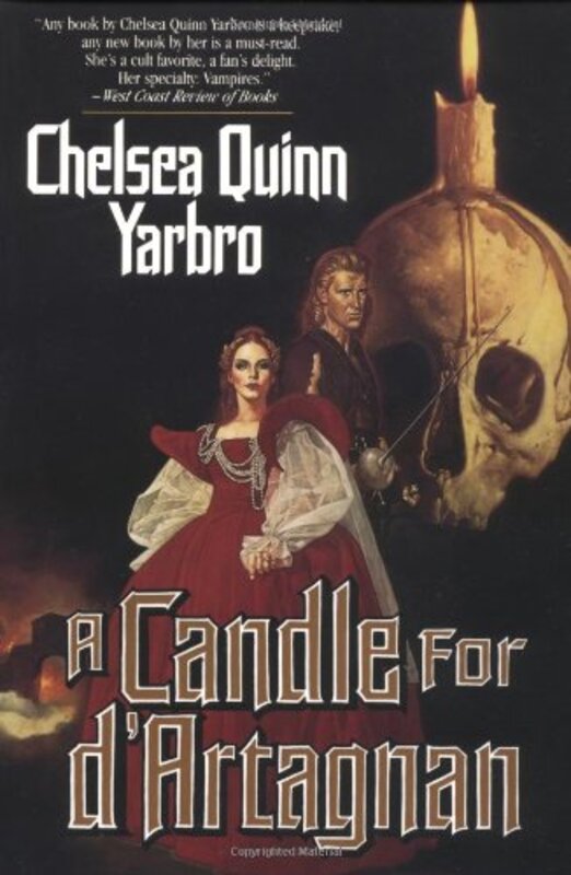 Book cover for "A Candle for d'Artagnan" by Chelsea Quinn Yarbro