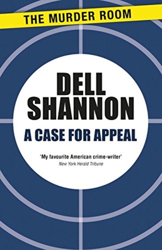 Book cover for "A Case for Appeal" by Dell Shannon