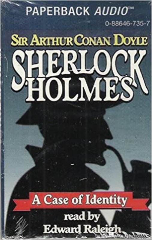 Book cover for "A Case of Identity" by Arthur Conan Doyle