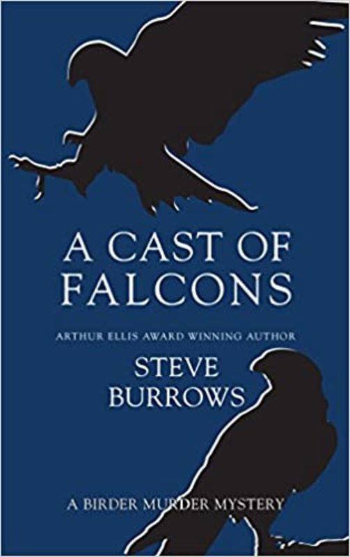 Book cover for "A Cast of Falcons" by Steve Burrows