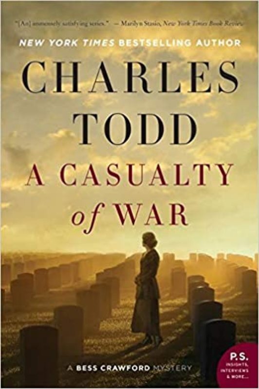 Book cover for "A Casualty of War" by Charles Todd