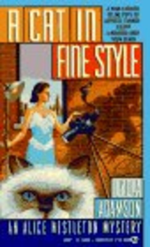 Book cover for "A Cat in Fine Style" by Lydia Adamson