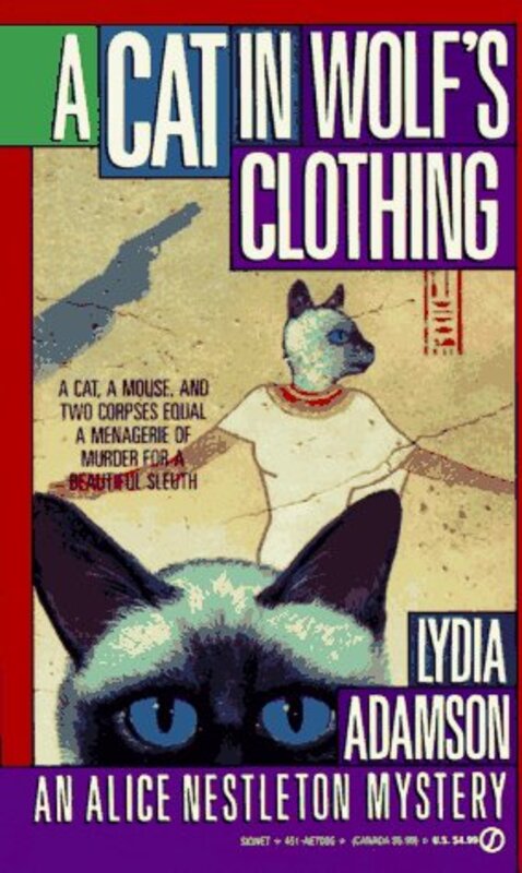 Book cover for "A Cat in Wolf's Clothing" by Lydia Adamson