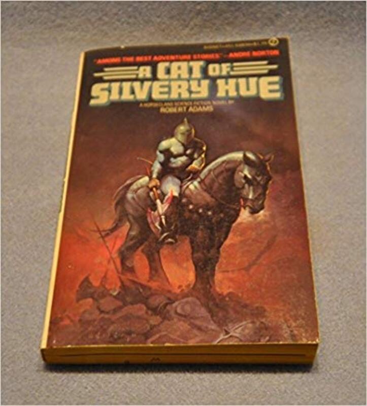 Book cover for "A Cat of Silvery Hue" by Robert Adams
