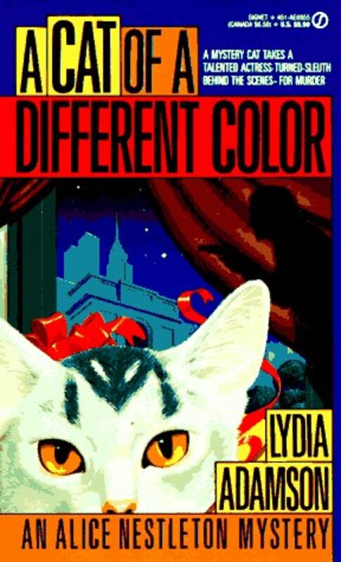 Book cover for "A Cat of a Different Color" by Lydia Adamson
