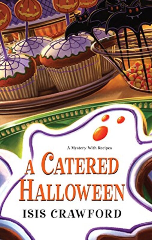 Book cover for "A Catered Halloween" by Isis Crawford