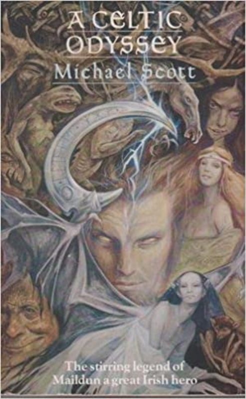 Book cover for "A Celtic Odyssey" by Michael Scott