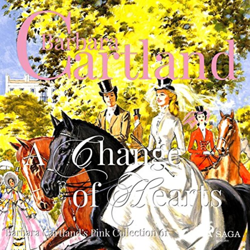 Book cover for "A Change of Hearts" by Barbara Cartland
