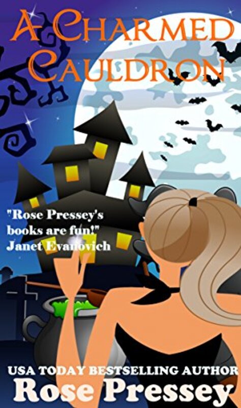 Book cover for "A Charmed Cauldron" by Rose Pressey
