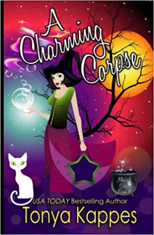 Book cover for "A Charming Corpse" by Tonya Kappes