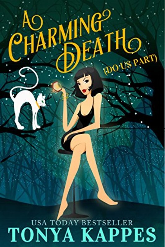 Book cover for "A Charming Death" by Tonya Kappes