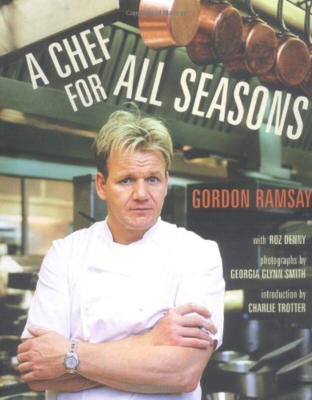 Book cover for "A Chef for All Seasons" by Gordon Ramsay