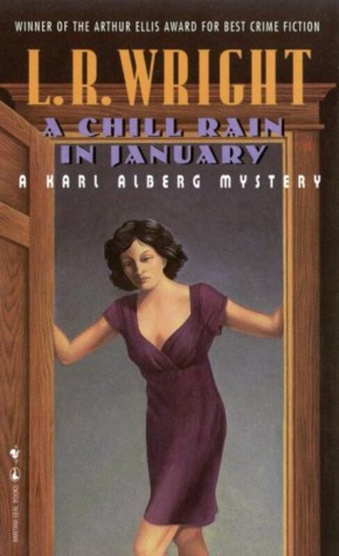 Book cover for "A Chill Rain In January" by LR Wright