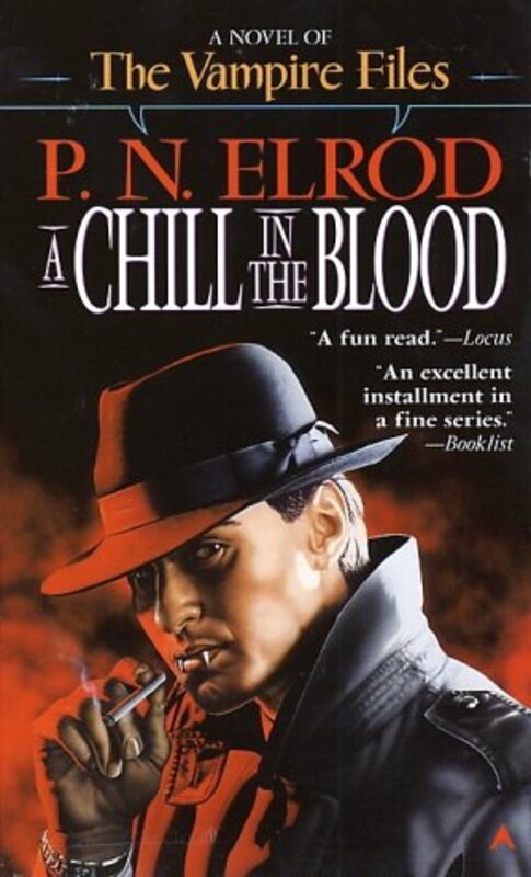 Book cover for "A Chill in the Blood" by PN Elrod
