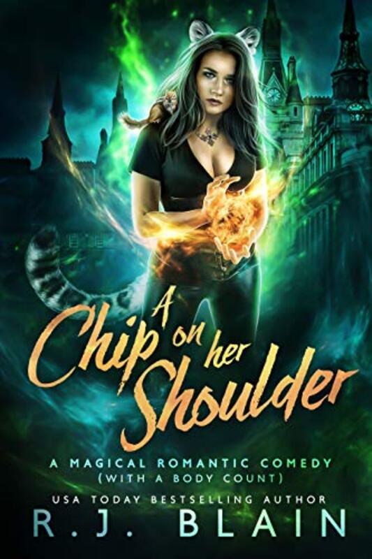 Book cover for "A Chip on Her Shoulder" by RJ Blain