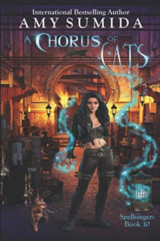 Book cover for "A Chorus of Cats" by Amy Sumida