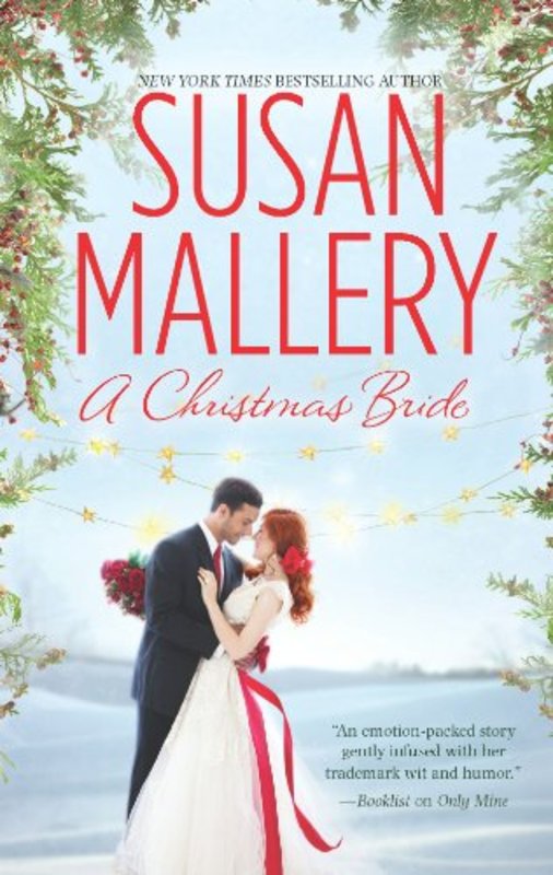 Book cover for "A Christmas Bride" by Susan Mallery