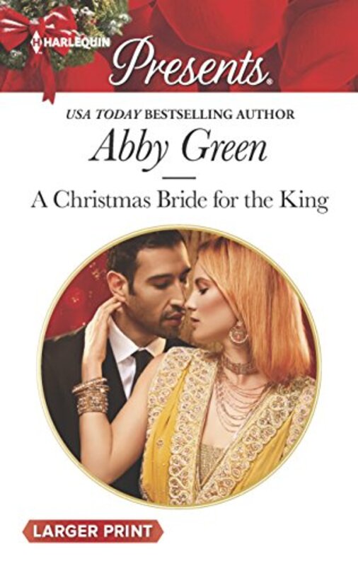 Book cover for "A Christmas Bride for the King" by Abby Green