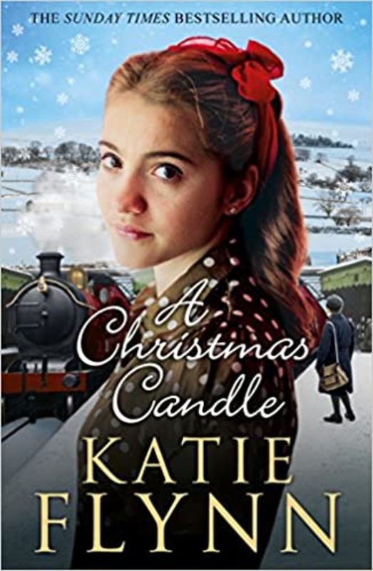 Book cover for "A Christmas Candle" by Katie Flynn