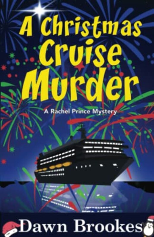 Book cover for "A Christmas Cruise Murder" by Dawn Brookes