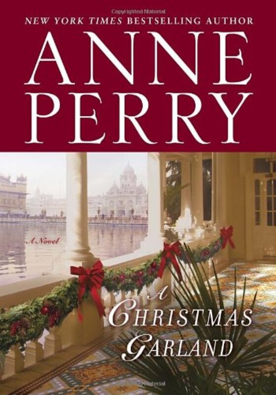 Book cover for "A Christmas Garland" by Anne Perry
